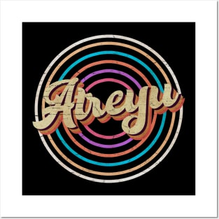 vintage circle line color Atreyu Posters and Art